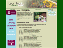 Tablet Screenshot of learningplants.com